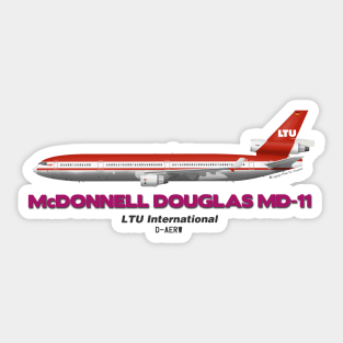 McDonnell Douglas MD-11 - LTU International Sticker